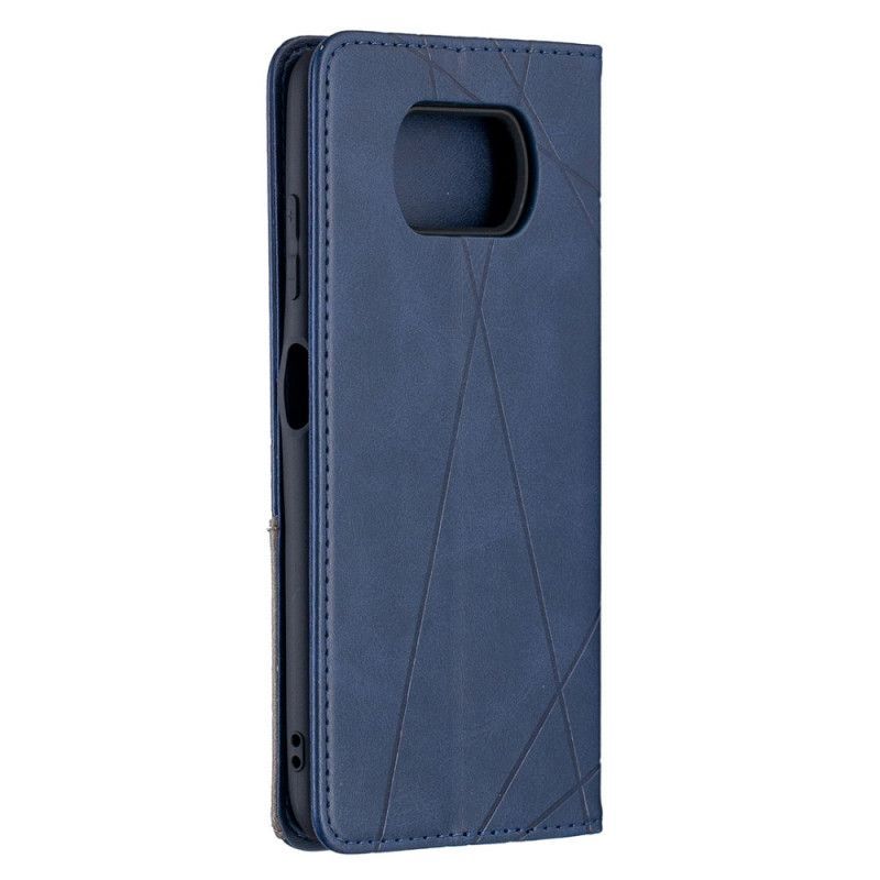 Xiaomi Flip Cover Kožené Pouzdro Folio Poco X3 Umělec Styl