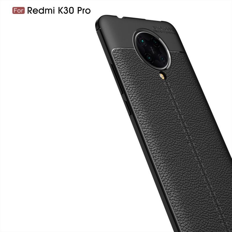 Xiaomi Kryt Na Poco F2 Pro Dvouřadé Kožené Pouzdro S Efektem Liči