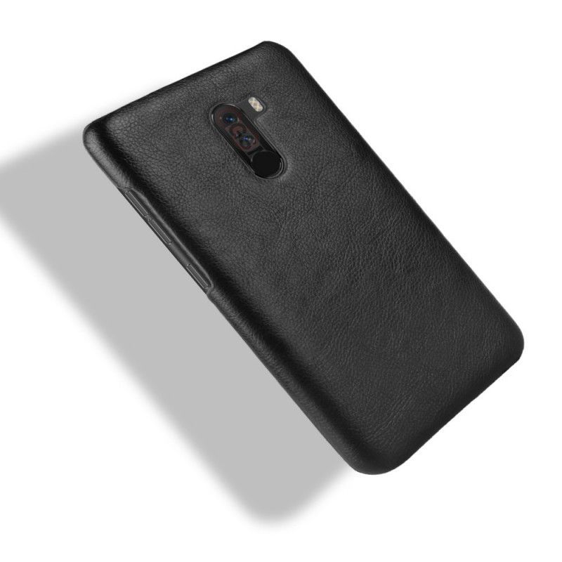 Xiaomi Kryt Pocophone F1 Kožené Pouzdro S Efektem Liči