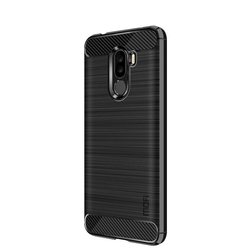 Xiaomi Kryt Pocophone F1 Mofi Pouzdro Z Kartáčovaných Uhlíkových Vláken