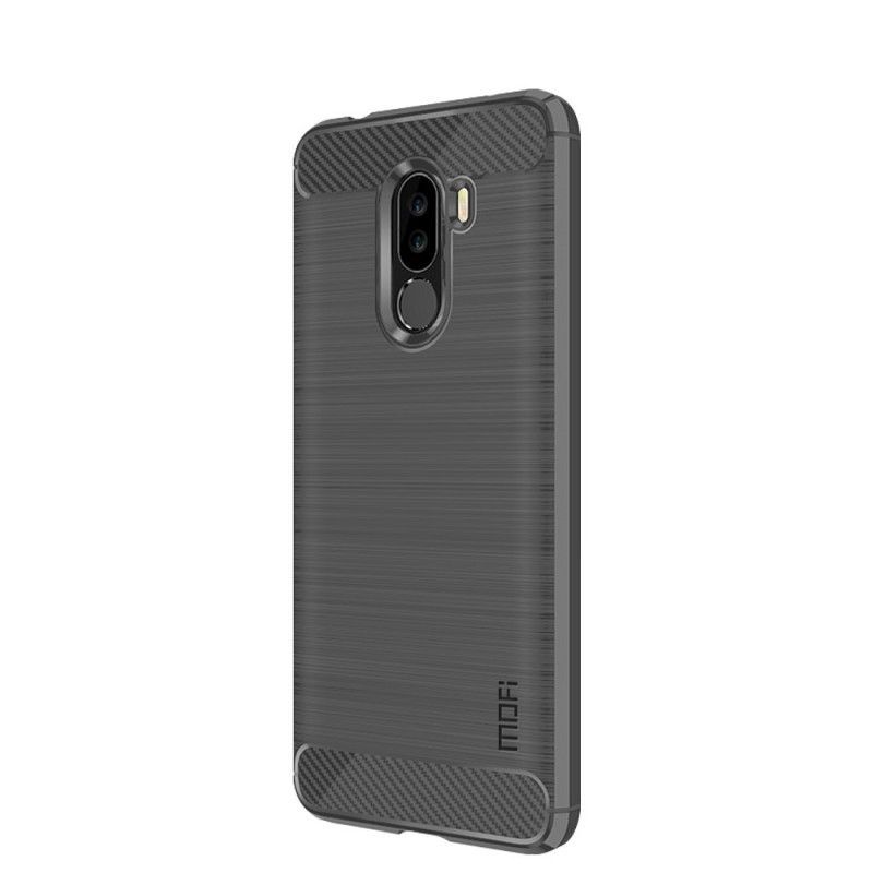 Xiaomi Kryt Pocophone F1 Mofi Pouzdro Z Kartáčovaných Uhlíkových Vláken