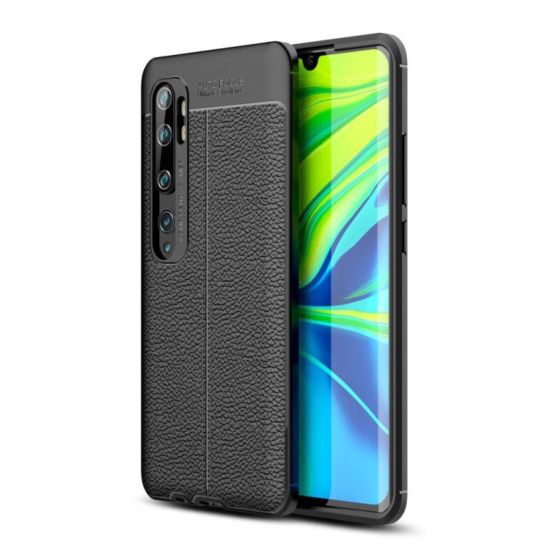 Xiaomi Mi Note 10 / Note 10 Pro Case Liči Dvojitý Kožený Efekt