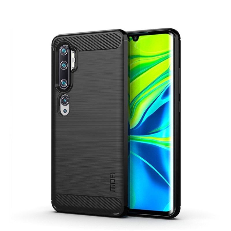 Xiaomi Mi Note 10 / Note 10 Pro Case Mofi Kartáčované Uhlíkové Vlákno