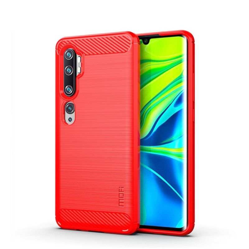 Xiaomi Mi Note 10 / Note 10 Pro Case Mofi Kartáčované Uhlíkové Vlákno