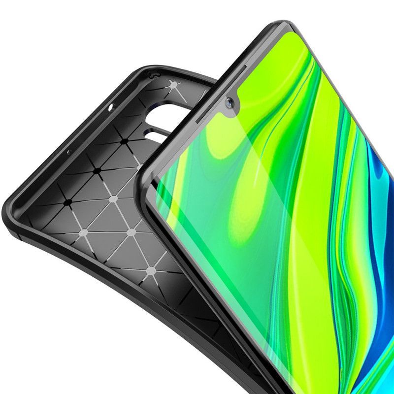 Xiaomi Mi Note 10 / Note 10 Pro Flexibilní Pouzdro Z Uhlíkových Vláken