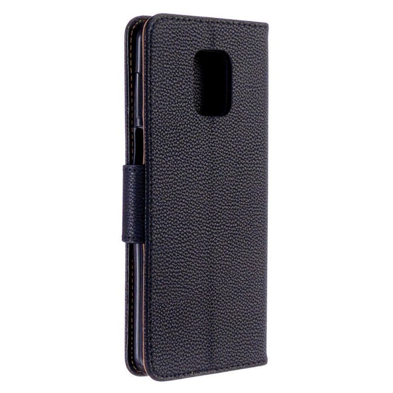 Xiaomi Redmi Note 9s / Note 9 Pro Cover Litchi Leather Effect