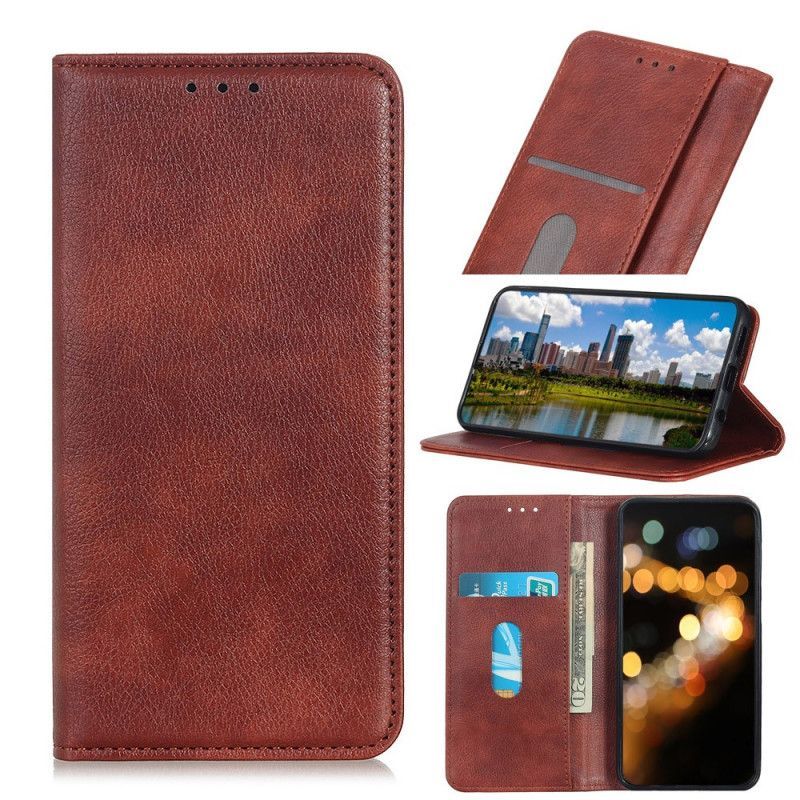 Xiaomi Redmi Note 9s / Redmi Note 9 Pro Flip Cover Dělený Kožený Elegance