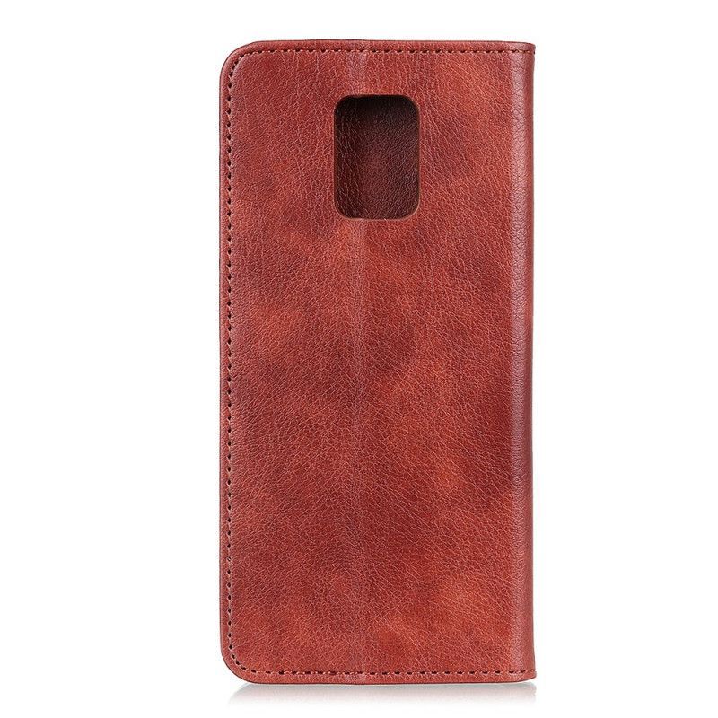 Xiaomi Redmi Note 9s / Redmi Note 9 Pro Flip Cover Dělený Kožený Elegance