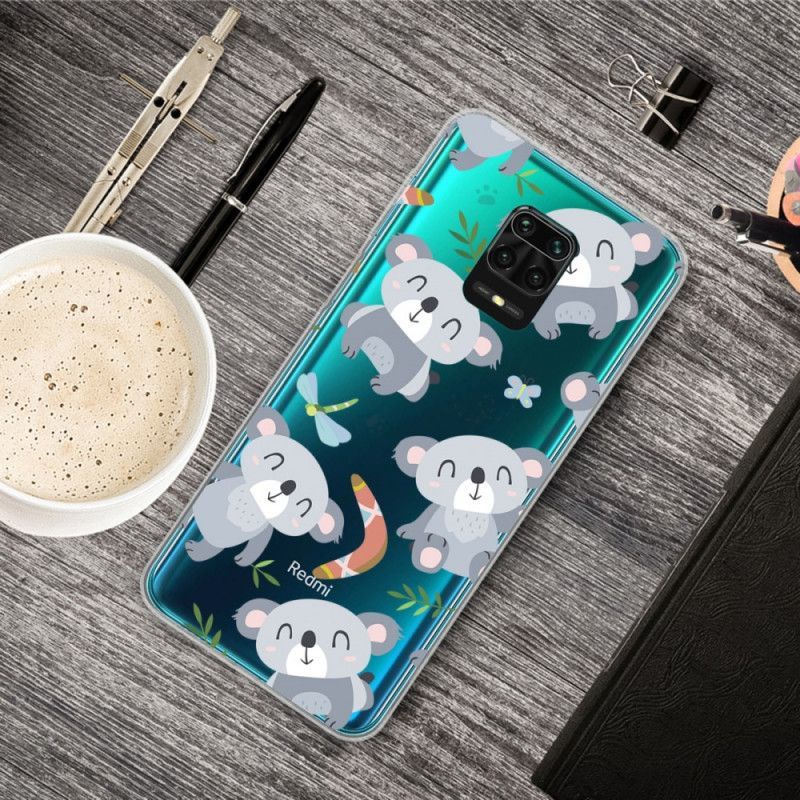 Xiaomi Redmi Note 9s / Redmi Note 9 Pro Little Pandas Grey Case