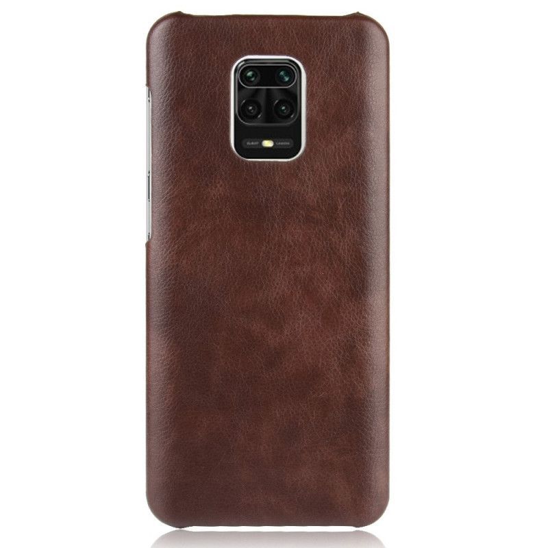 Xiaomi Redmi Note 9s / Redmi Note 9 Pro Pouzdro Litchi Leather Effect