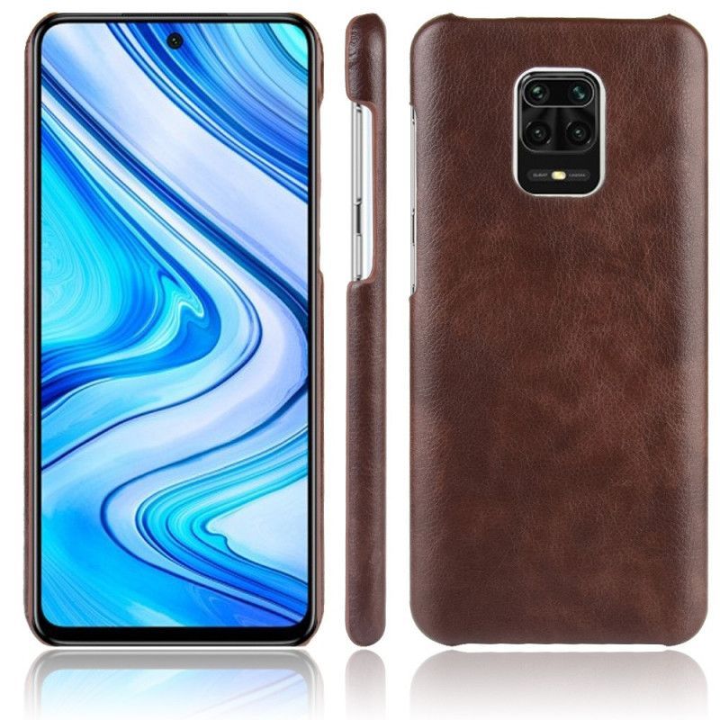 Xiaomi Redmi Note 9s / Redmi Note 9 Pro Pouzdro Litchi Leather Effect