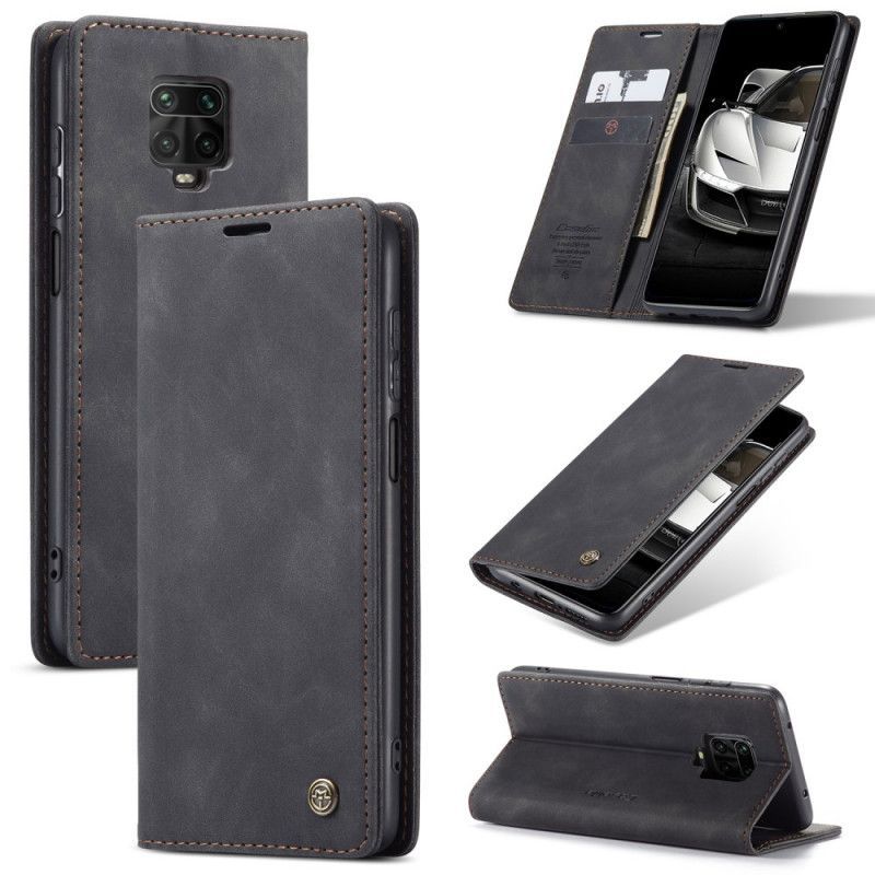 Xiaomi Redmi Note 9s / Redmi Note 9 Pro Pouzdro Z Umělé Kůže Flip Cover