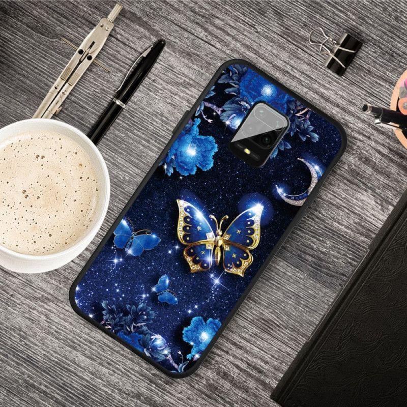 Zlaté Motýlkové Pouzdro Xiaomi Redmi Note 9s / Redim Note 9 Pro