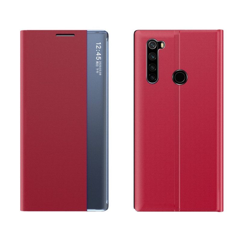 Zobrazit Kryt Kryt Xiaomi Redmi Note 8t Texturovaný Vzhled Kůže